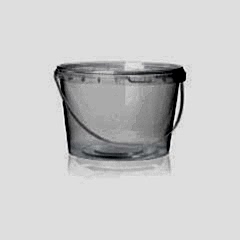 Kova Plastik Şeffaf 500 Gr 50 Adetli