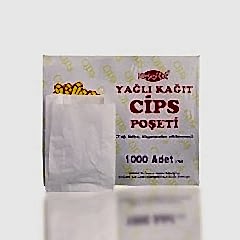 Kese Yağlı 8x12x3 Cm Cips Kese Kağıdı 1000 Adetli