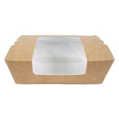 Kutu Menü Box Pencereli Büyük 18x10x5 Cm 35 Adetli