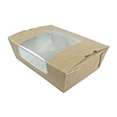 Kutu Menü Box Pencereli Büyük 18x10x5 Cm 35 Adetli