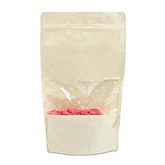 Kilitli Doypack Kraft Pencereli 16x27x4 Cm