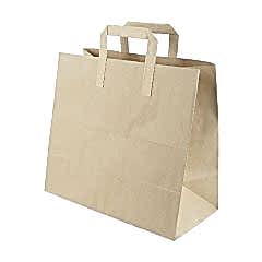 Çanta Kraft 32x28x16 Cm Düz Sap