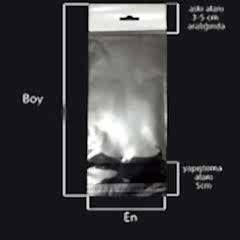 Opp Bantlı Şeffaf Poşet Askılı 11x30 Cm (1000 Ad)