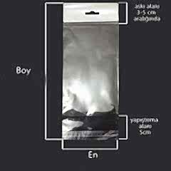 Opp Bantlı Şeffaf Poşet Askılı 22x42 Cm (1000 Ad)