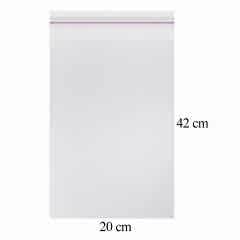 Opp Bantlı Şeffaf Poşet 20x42 Cm (1000 Ad)