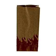 Kese Kraft 18x33x11 Cm Kare Dipli Alev Desenli