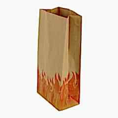 Kese Kraft 18x33x11 Cm Kare Dipli Alev Desenli