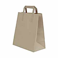 Çanta Kraft 25x28x14 Cm Düz Sap