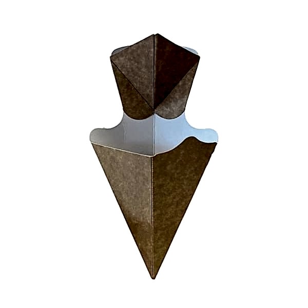 Kutu Cips Konik Kraft Sosluklu 100 Adetli