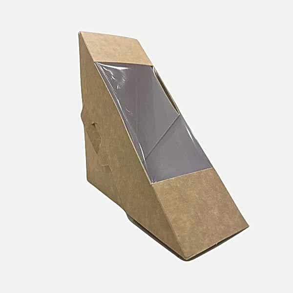 Kutu Sandviç Pencereli 12,5x12,5x18 Cm 100 Adetli