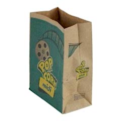 Kese Popcorn Midi 15x20x8 Cm Kraft