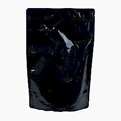 Kilitli Doypack Siyah Alüminyum 20x30x5 Cm