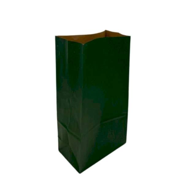 Kese Kağıdı Kraft Kare Dipli Yeşil 15x29x8 cm