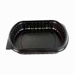 Siyah Plastik Tek Gözlü Kap+Kapak