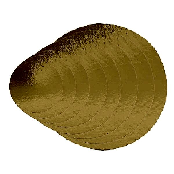 Pasta Altı Gold Mukavva Karton Çap 32 Cm 100 Adetli