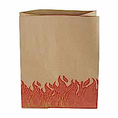 Kese Kraft 25x30x14 Cm Kare Dipli Alev Desenli