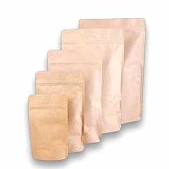 Kilitli Doypack Kraft Alüminyum 20x30x5 Cm