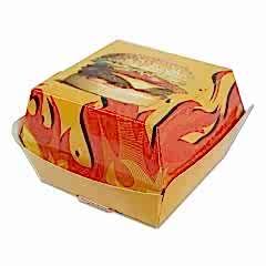 Kutu Hamburger Küçük 9x9x7 Cm Standart 100 Adetli