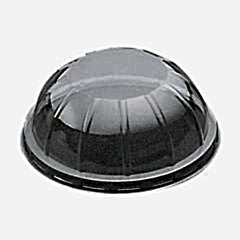 Plastik Bardak Kapağı Bombe Deliksiz PET, çap 95mm 100 adetli