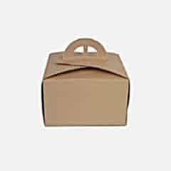 Kutu Turta 0 No Kare Saplı 18x18x11 Cm KRAFT 50 Adetli