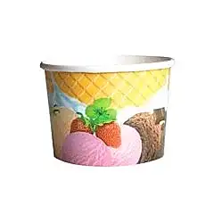 Dondurma Kabı Karton, 100cc, 100 ADETLİ