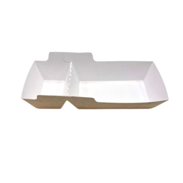 Kutu Kumpir Yapışmalı Kraft 2 Bölmeli 100 adetli