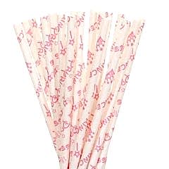 Pipet Kağıt 6x195mm Princes desenli 25 Adetli