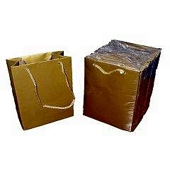 Mini Karton Çanta Gold 17x26x6,5 cm 24 adetli