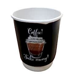 Karton Bardak 8 Oz Double Wall Coffe Take Away100 Adetli