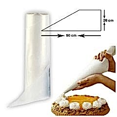 Tek Kullanımlık Krema Sıkma Torbası 26x50 cm 72 adetli