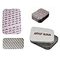 Alüminyum 750 Gr Kapak 100 Adetli