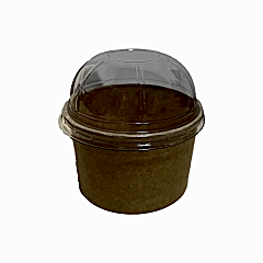 Karton Dondurma Kabı 200 Cc Kraft Baskısız