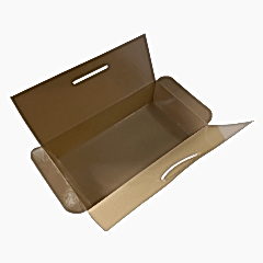 Yemek Kutusu Kraft Küçük 175x85x35 mm 100 Adet