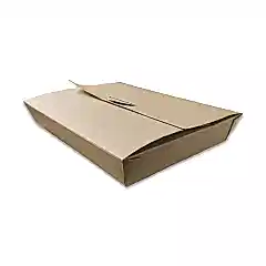 Yemek Kutusu Kraft Büyük 195x143x35 mm 100 Adet