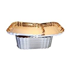 Karton Tepsi Altın  19x28 cm 5 adetli