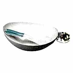 Plastik Kayık Model Kaşıklı Salata Kasesi 1 Adet