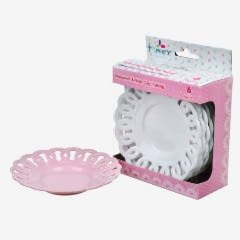 Kristal Çay Tabağı 6 Adet