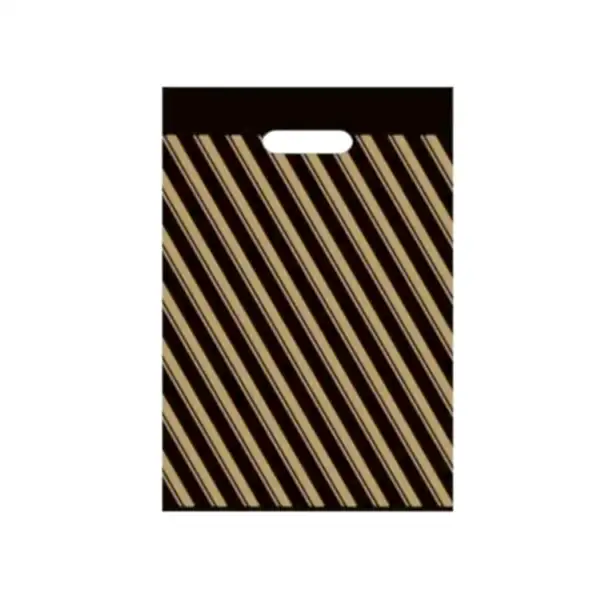 Takviyeli Naylon Poşet Siyah 26x38 cm No: 2 50 Adetli Paket