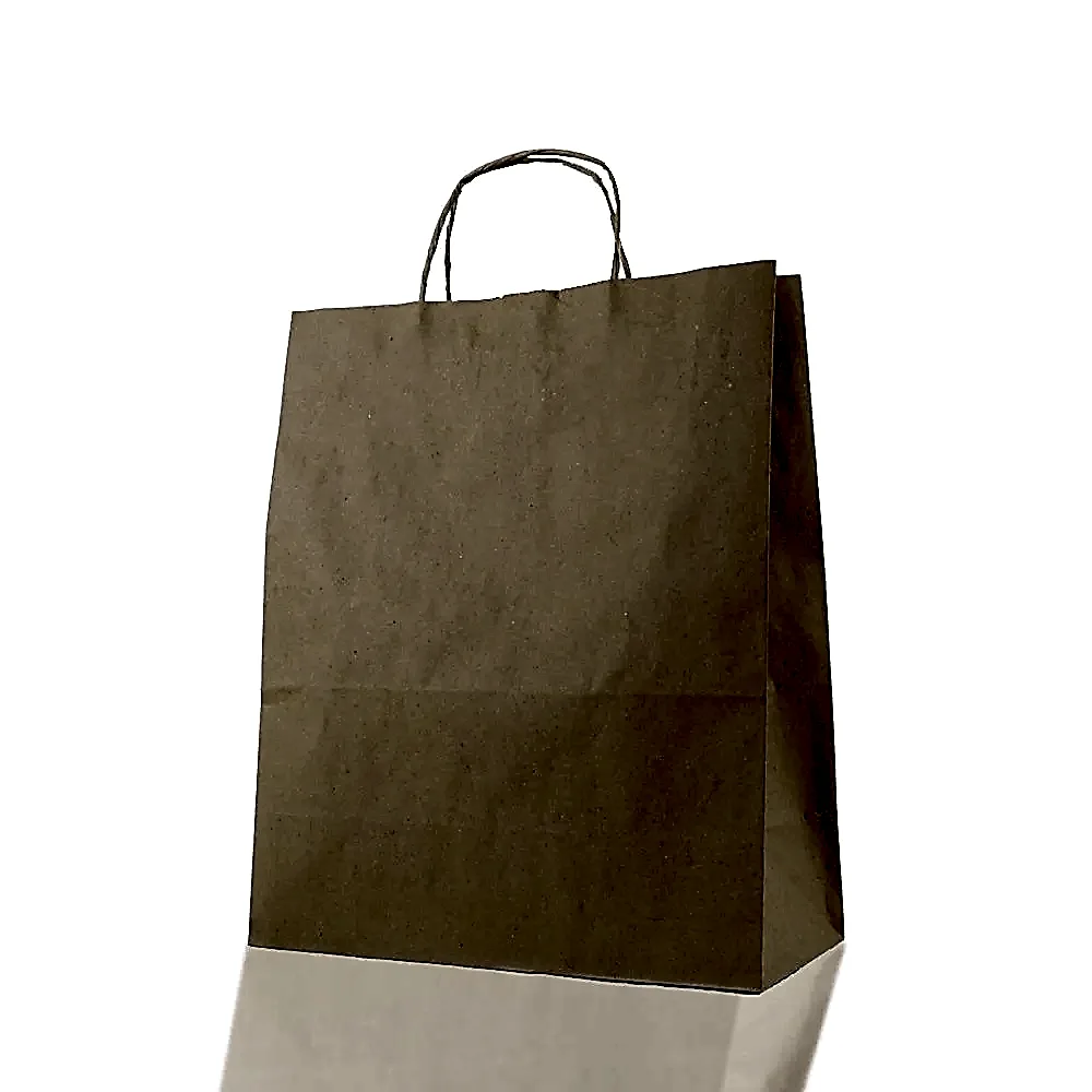 Çanta Kraft 25x31x12 Cm Burgu Sap Kraft