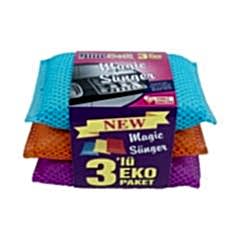 Mikrofiber Sünger 3 Adetli
