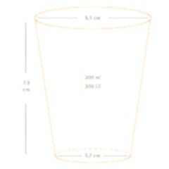 Bardak Kademeli 200 Cc Kristal Model