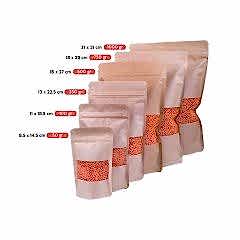 Kilitli Doypack Kraft Pencereli Numune Seti