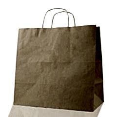 Çanta Kraft 32x28x16 Cm Burgu Sap